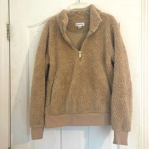 Women’s Calvin Klein half zip fleece sweater size small